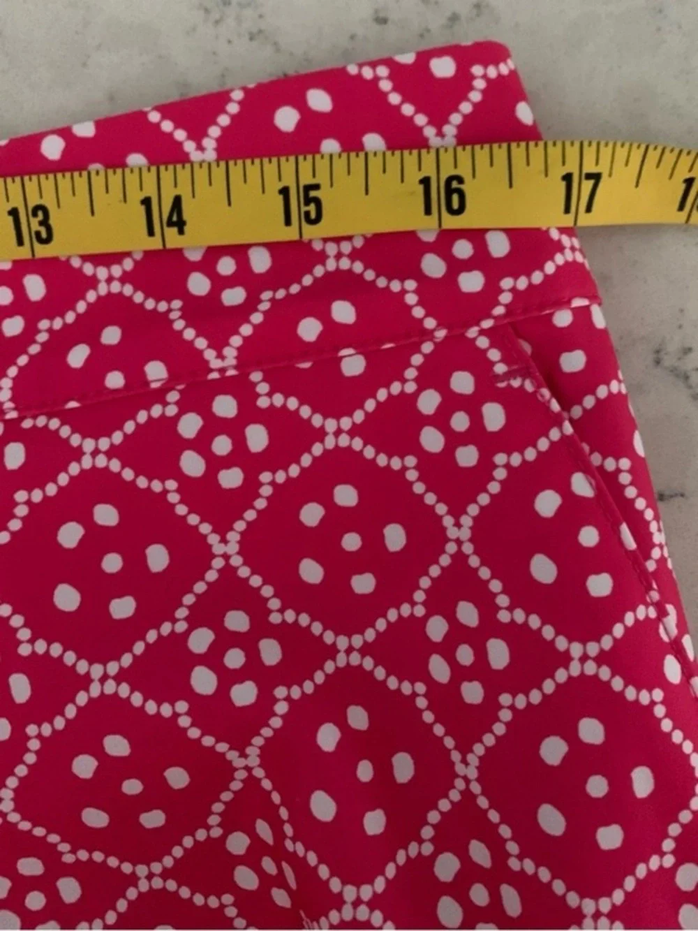 Vineyard Vines Pink Dot Lattice Skort - 8